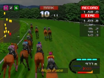 Derby Jockey 2001 (JP) screen shot game playing